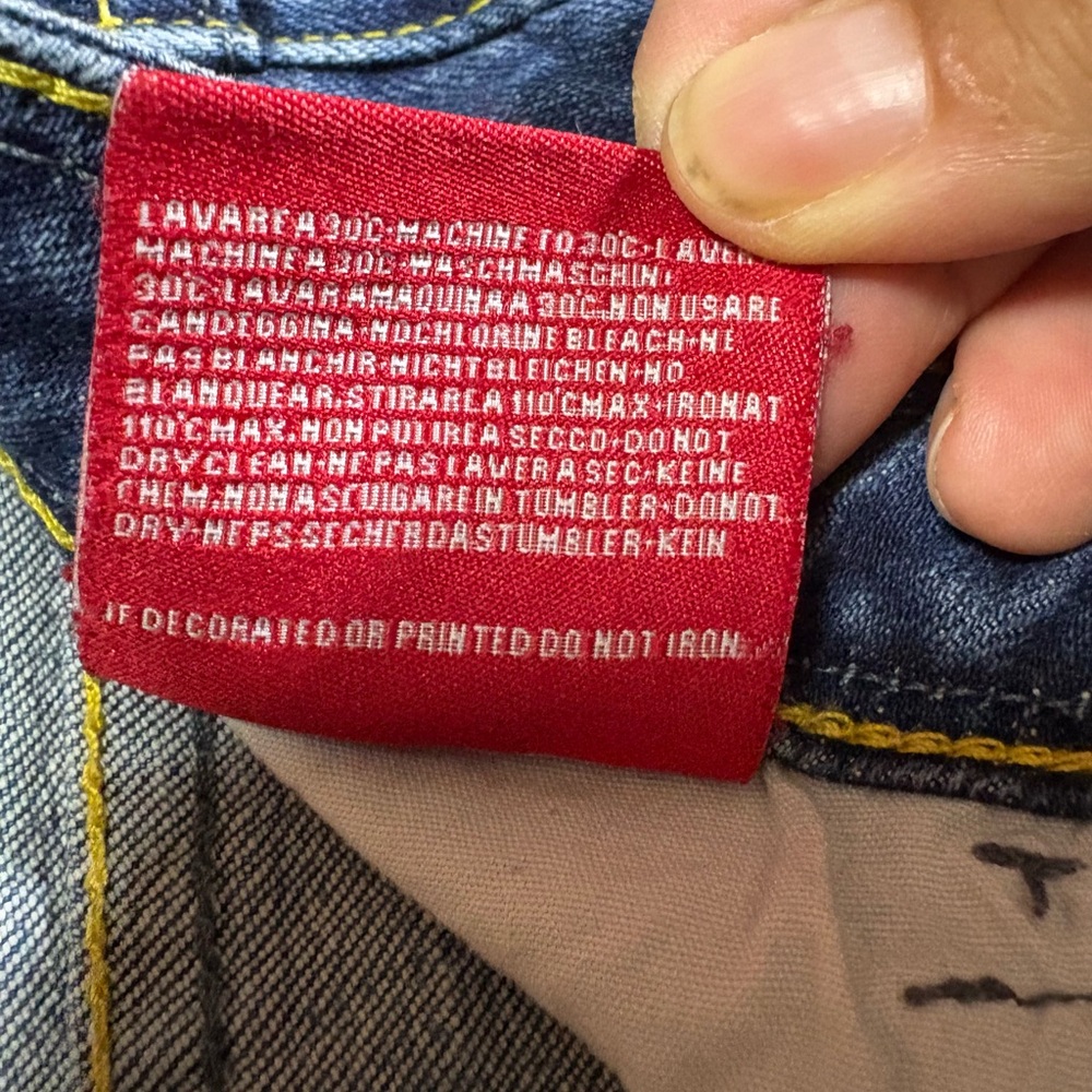 Vigoss Women’s 11 Blue Denim Jeans Low Rise Straight‎ Leg - Picture 4 of 10